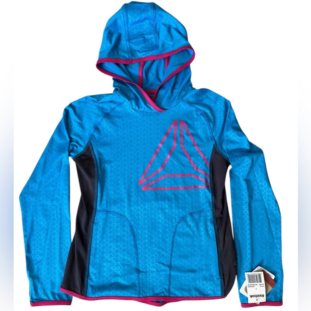 NWT Reebok Girls Sweatshirt Hoodie sz L